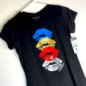 bebe - Kiss Lips T-shirt